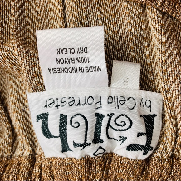 VTG Faith by Celia Forrester / Button Brown Maxi - Picture 8 of 8